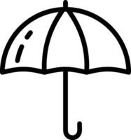 parapluie protection icône symbole vecteur image. illustration de le sécurité protéger parapluie Sécurité conception image