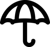 parapluie protection icône symbole vecteur image. illustration de le sécurité protéger parapluie Sécurité conception image