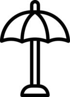 parapluie protection icône symbole vecteur image. illustration de le sécurité protéger parapluie Sécurité conception image