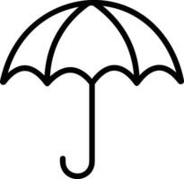 parapluie protection icône symbole vecteur image. illustration de le sécurité protéger parapluie Sécurité conception image