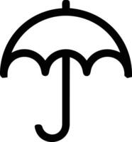 parapluie protection icône symbole vecteur image. illustration de le sécurité protéger parapluie Sécurité conception image