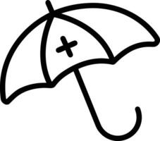 parapluie protection icône symbole vecteur image. illustration de le sécurité protéger parapluie Sécurité conception image