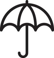 parapluie protection icône symbole vecteur image. illustration de le sécurité protéger parapluie Sécurité conception image