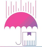 parapluie protection icône symbole vecteur image. illustration de le sécurité protéger parapluie Sécurité conception image