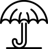 parapluie protection icône symbole vecteur image. illustration de le sécurité protéger parapluie Sécurité conception image