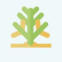 icône cactus. en relation à saoudien Saoudite symbole. plat style. Facile conception modifiable. Facile illustration vecteur