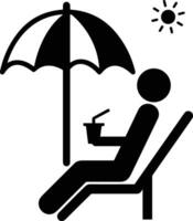 parapluie protection icône symbole vecteur image. illustration de le sécurité protéger parapluie Sécurité conception image