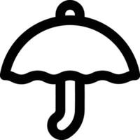 parapluie protection icône symbole vecteur image. illustration de le sécurité protéger parapluie Sécurité conception image