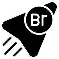 biélorussie glyphe icône vecteur