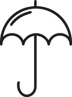 parapluie protection icône symbole vecteur image. illustration de le sécurité protéger parapluie Sécurité conception image