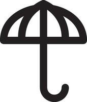 parapluie protection icône symbole vecteur image. illustration de le sécurité protéger parapluie Sécurité conception image