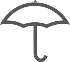 parapluie protection icône symbole vecteur image. illustration de le sécurité protéger parapluie Sécurité conception image