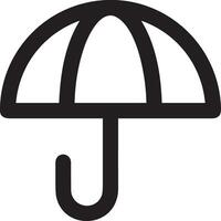 parapluie protection icône symbole vecteur image. illustration de le sécurité protéger parapluie Sécurité conception image