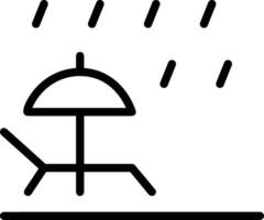 parapluie protection icône symbole vecteur image. illustration de le sécurité protéger parapluie Sécurité conception image