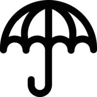 parapluie protection icône symbole vecteur image. illustration de le sécurité protéger parapluie Sécurité conception image