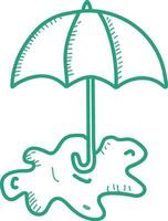 parapluie protection icône symbole vecteur image. illustration de le sécurité protéger parapluie Sécurité conception image