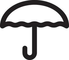 parapluie protection icône symbole vecteur image. illustration de le sécurité protéger parapluie Sécurité conception image