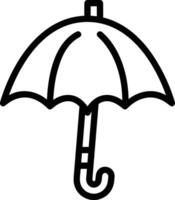 parapluie protection icône symbole vecteur image. illustration de le sécurité protéger parapluie Sécurité conception image