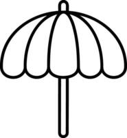 parapluie protection icône symbole vecteur image. illustration de le sécurité protéger parapluie Sécurité conception image