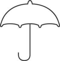 parapluie protection icône symbole vecteur image. illustration de le sécurité protéger parapluie Sécurité conception image