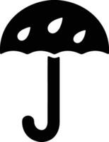 parapluie protection icône symbole vecteur image. illustration de le sécurité protéger parapluie Sécurité conception image