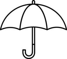 parapluie protection icône symbole vecteur image. illustration de le sécurité protéger parapluie Sécurité conception image