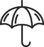 parapluie protection icône symbole vecteur image. illustration de le sécurité protéger parapluie Sécurité conception image