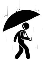 parapluie protection icône symbole vecteur image. illustration de le sécurité protéger parapluie Sécurité conception image