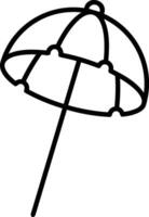 parapluie protection icône symbole vecteur image. illustration de le sécurité protéger parapluie Sécurité conception image