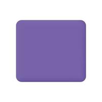 2 vecteur 3d violet carré discours bulle Icônes isolé sur blanc pastel Contexte