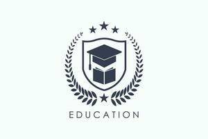 éducation logo conception avec unique concept vecteur