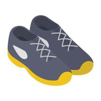 concepts de chaussures de sport vecteur