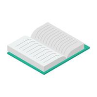 concepts de livre ouvert vecteur