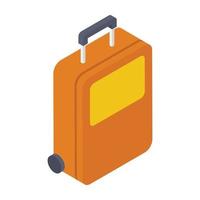 concepts de bagages de voyage vecteur