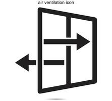 air ventilation icône, vecteur illustration.