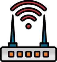 conception d'icône de vecteur de signal wifi