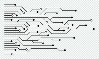 imprimé circuit planche. abstrait futuriste circuit planche. salut technologie numérique circuit planche. futuriste La technologie conception éléments. vecteur illustration