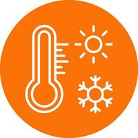 conception d'icône de vecteur de thermomètre