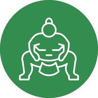 sumo vecteur icône conception
