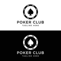 prime ace poker carte modèle logo élément. logo pour jeux d'argent Jeux, les casinos, tournois et clubs. vecteur