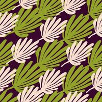 Facile biologique forme sans couture modèle. tropical feuilles Contexte. matisse inspiré décoration fond d'écran. vecteur