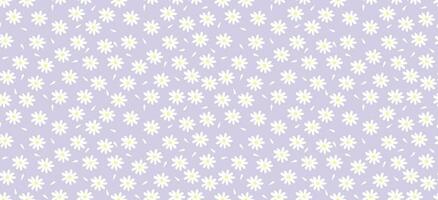 Marguerite fleur modèle. magnifique blanc fleur Contexte. floral fleur Marguerite. printemps blanc fleur conception vecteur. marguerite sur une violet Contexte. vecteur conception pour tissu, emballage papier, impression carte.