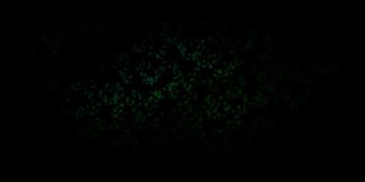 texture de vecteur vert foncé avec des formes de memphis.