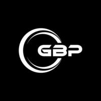 GBP logo conception, inspiration pour une unique identité. moderne élégance et Créatif conception. filigrane votre Succès avec le frappant cette logo. vecteur
