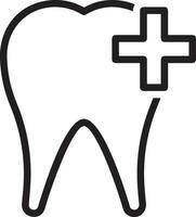 dent dentiste icône symbole image vecteur. illustration de le dentaire médicament symbole conception graphique image vecteur