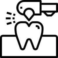 dent dentiste icône symbole image vecteur. illustration de le dentaire médicament symbole conception graphique image vecteur