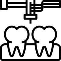 dent dentiste icône symbole image vecteur. illustration de le dentaire médicament symbole conception graphique image vecteur