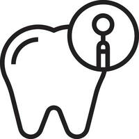 dent dentiste icône symbole image vecteur. illustration de le dentaire médicament symbole conception graphique image vecteur