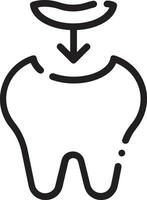 dent dentiste icône symbole image vecteur. illustration de le dentaire médicament symbole conception graphique image vecteur