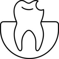 dent dentiste icône symbole image vecteur. illustration de le dentaire médicament symbole conception graphique image vecteur